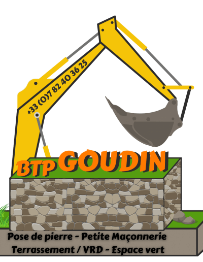 Logo réalisé par mélordi pour goudin btp